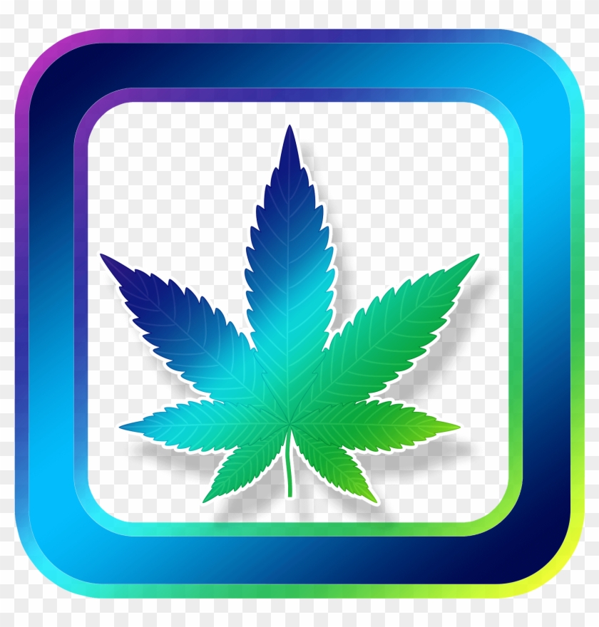 Marijuana Leaf Png - Hoja De Marihuana Silueta Clipart #1009987