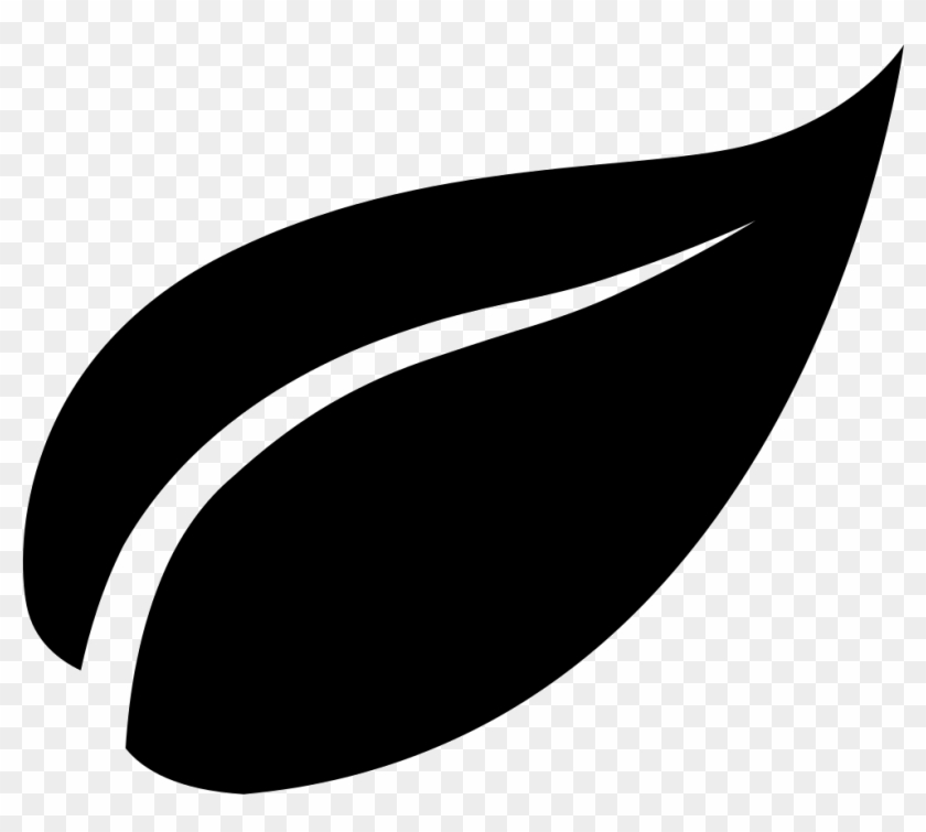 Vector Free Stock Black Shape Png Icon Free Download - Leaf Black And White Clipart