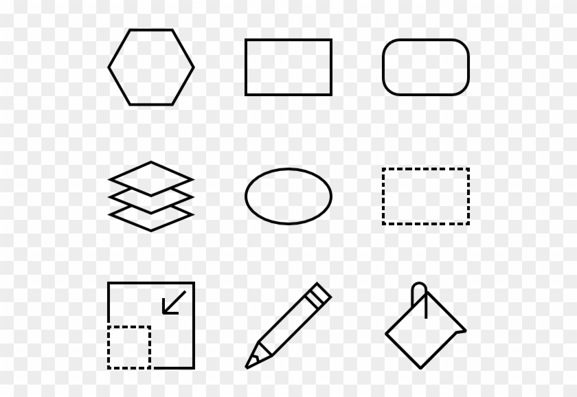 Pictures Of Geometric Shapes - Geometric Shapes Shapes Png Clipart #1010083