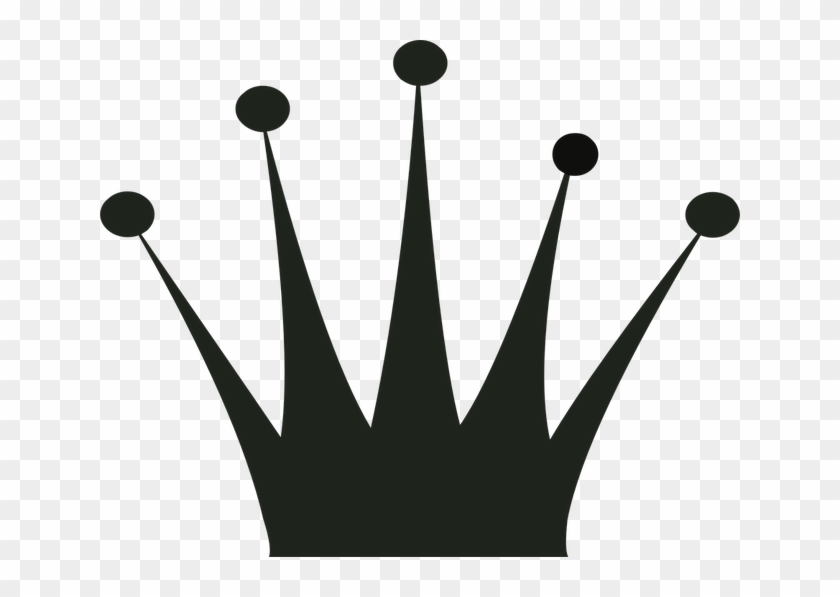 Crown, Silhouette, Gold, Clip Art, King, Queen, Prince - Queen Crown Template - Png Download