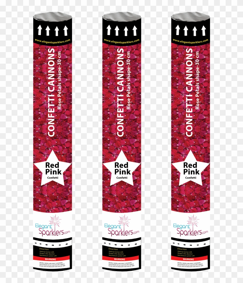 30 Cm Red Pink Rose Petals Shape 3 1 - Cylinder Clipart #1011029