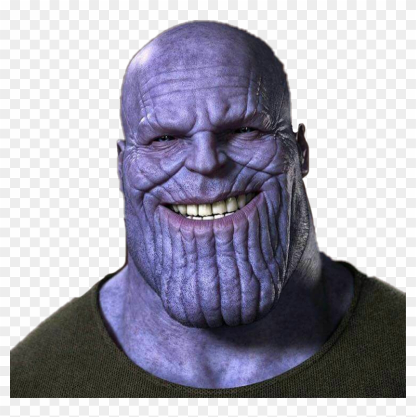 Thanos Sticker - Thanos Face No Background Clipart #1011088