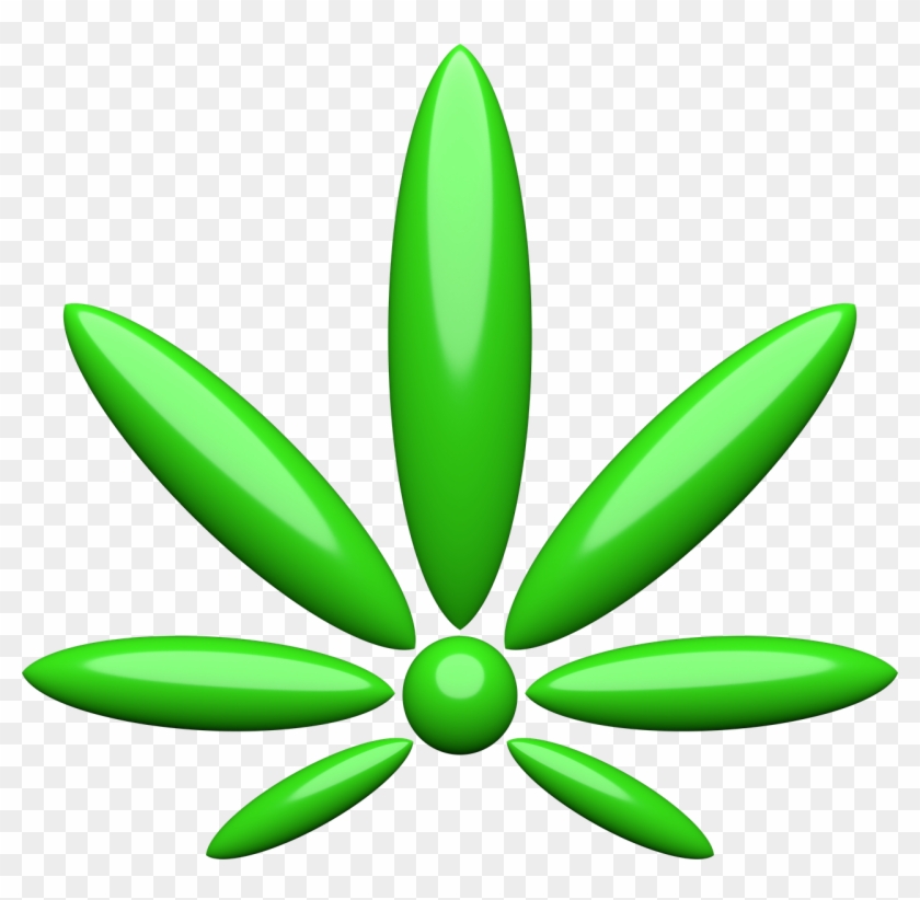 Cannabis, Hemp, Ganja, Herb, Bud, Marijuana, Weed, - Hanfblatt Comic Clipart #1011199