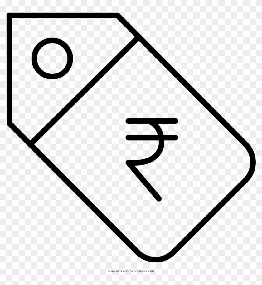 Price Tag Coloring Page - Dog Treat Icon Transparent Clipart