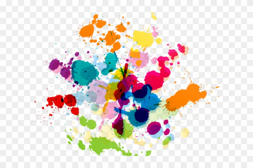 Splatter Clipart Transparent Background - Transparent Paint Splash Png