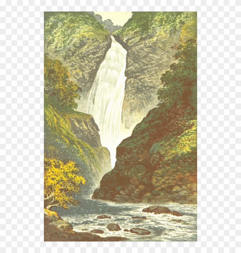 Freeuse Stock Clipart Falls Of Foyers Medium Image - Falls Of Foyers - Png Download
