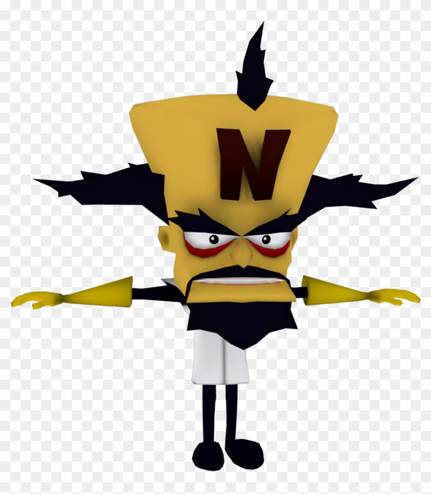 Crash Bandicoot Clipart Neck - Crash Bandicoot 2 Cortex Model - Png Download