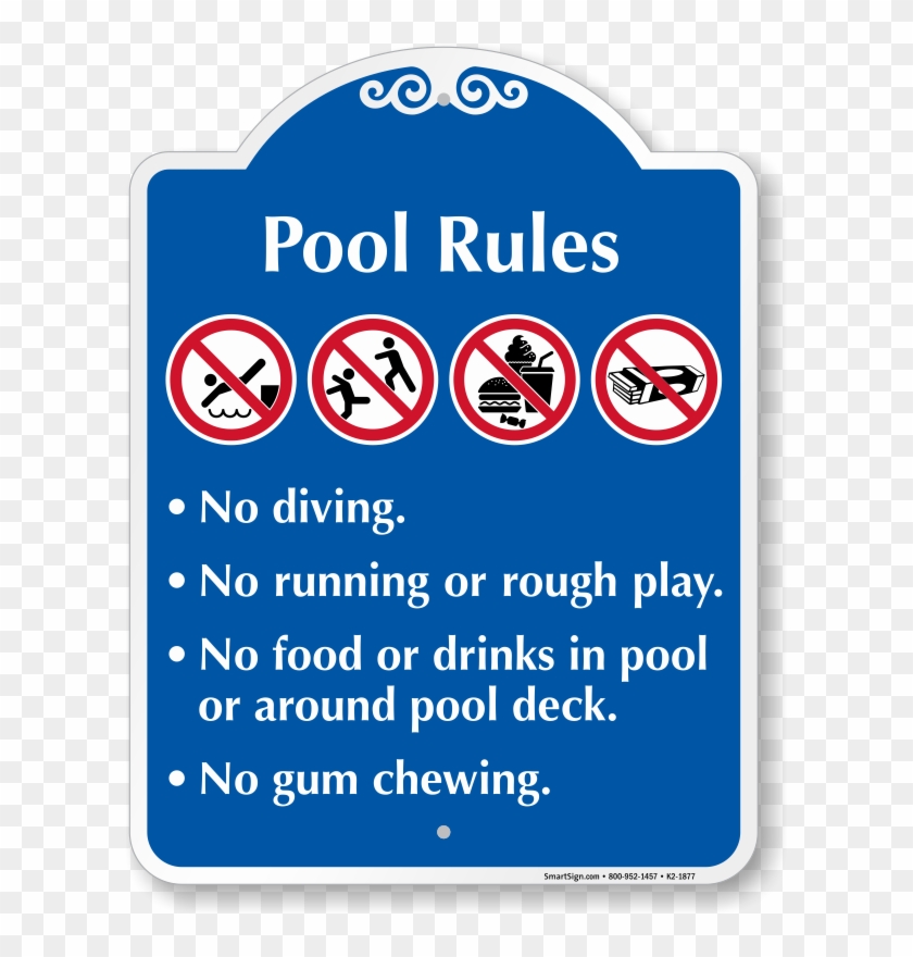 No Running On Pool Deck Clipart