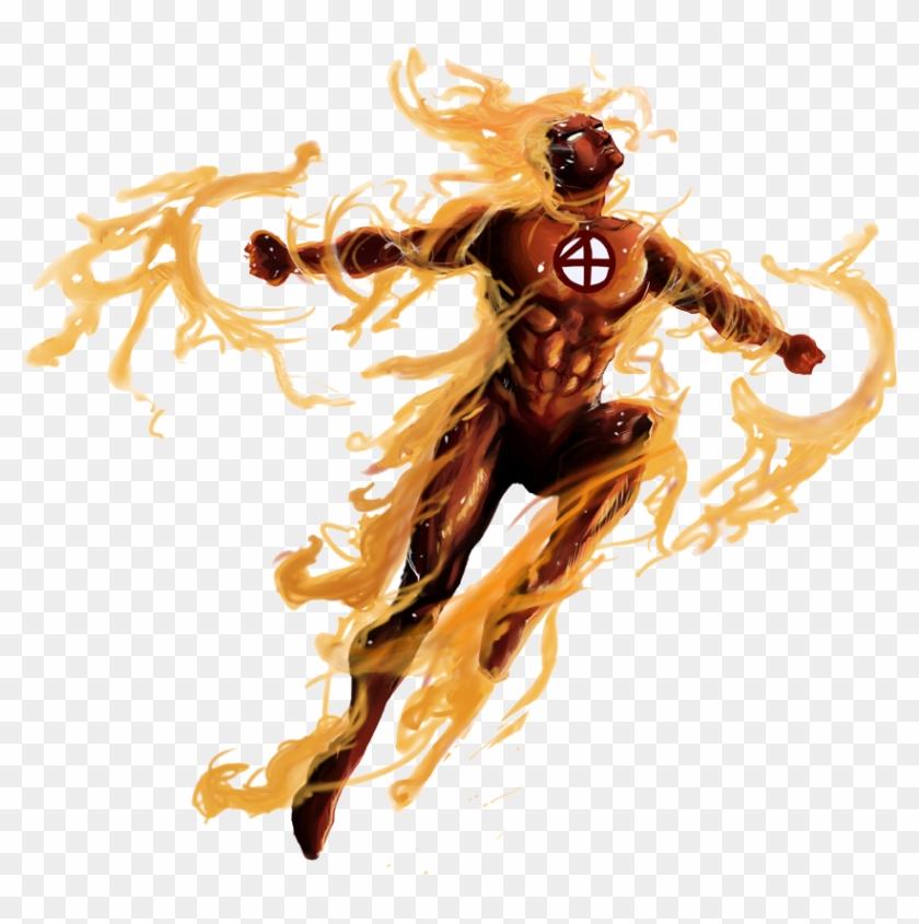 Human Torch Resolution - Human Torch Png Clipart #1011998