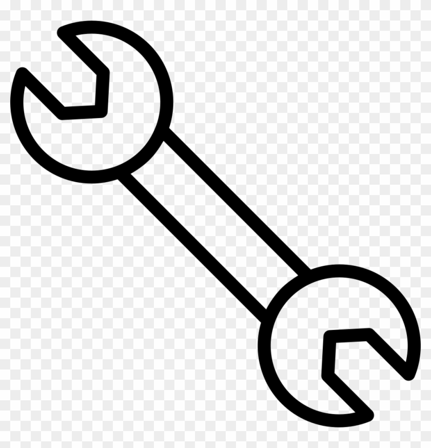 Png File Svg - Wrench Outline Png Clipart