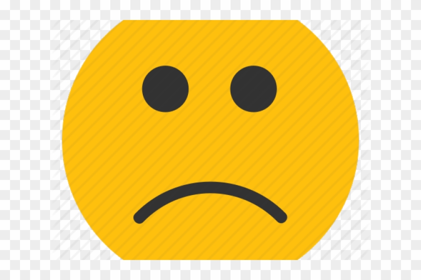 Sad Face - Circle Clipart #1012369