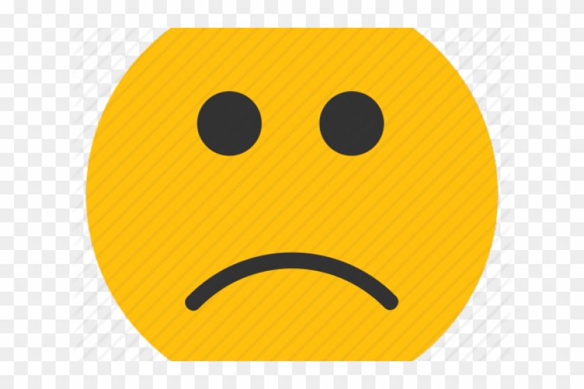 Sad Face - Circle Clipart