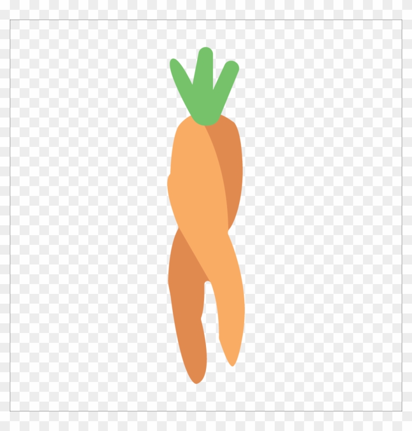 The Ugly Carrot Might Not Look Perfect, But It's Just - Illustration Clipart