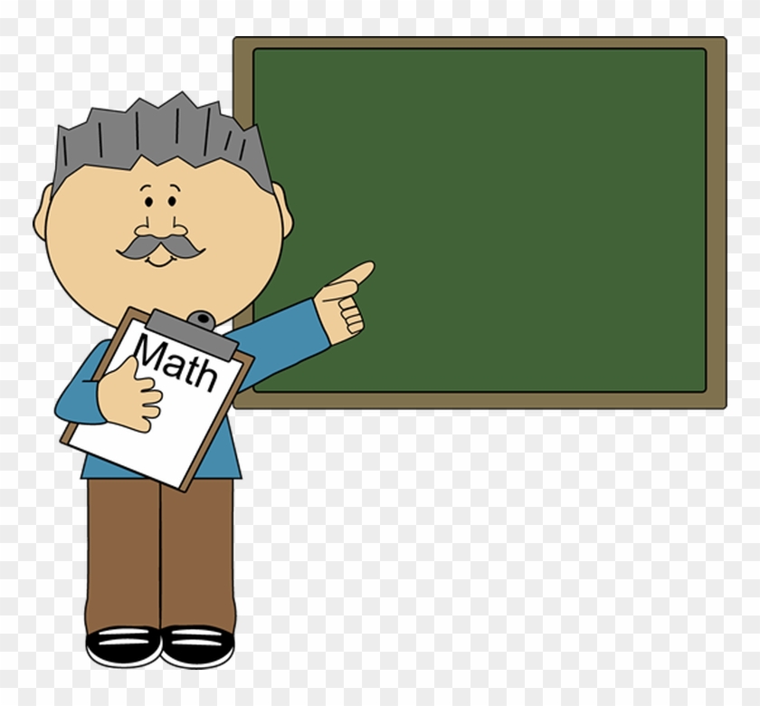 Math Teacher Clip Art - Png Download