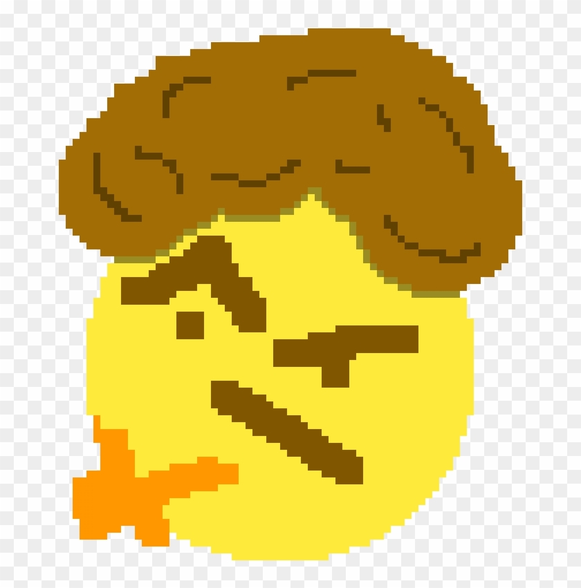 Pixel Afro Thonk - Illustration Clipart