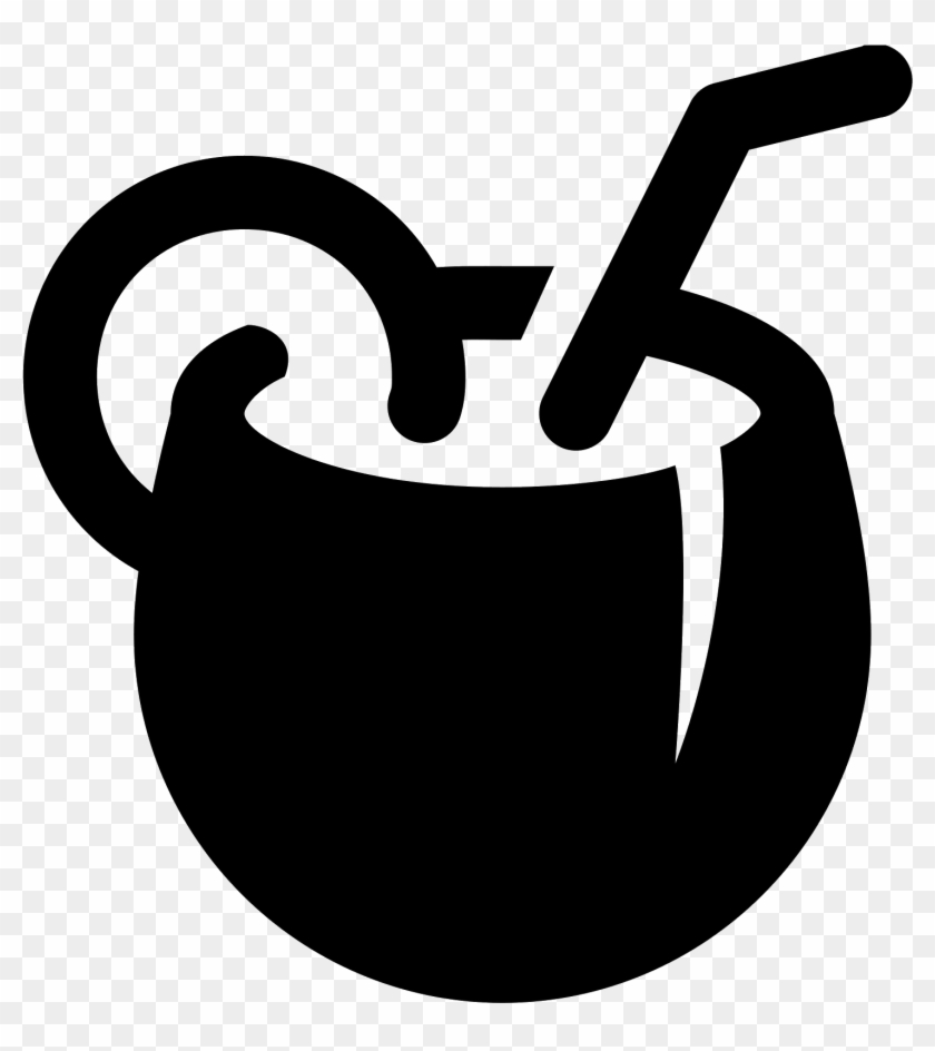 Coconut Clipart Coconut Cocktail - Copyright - Png Download