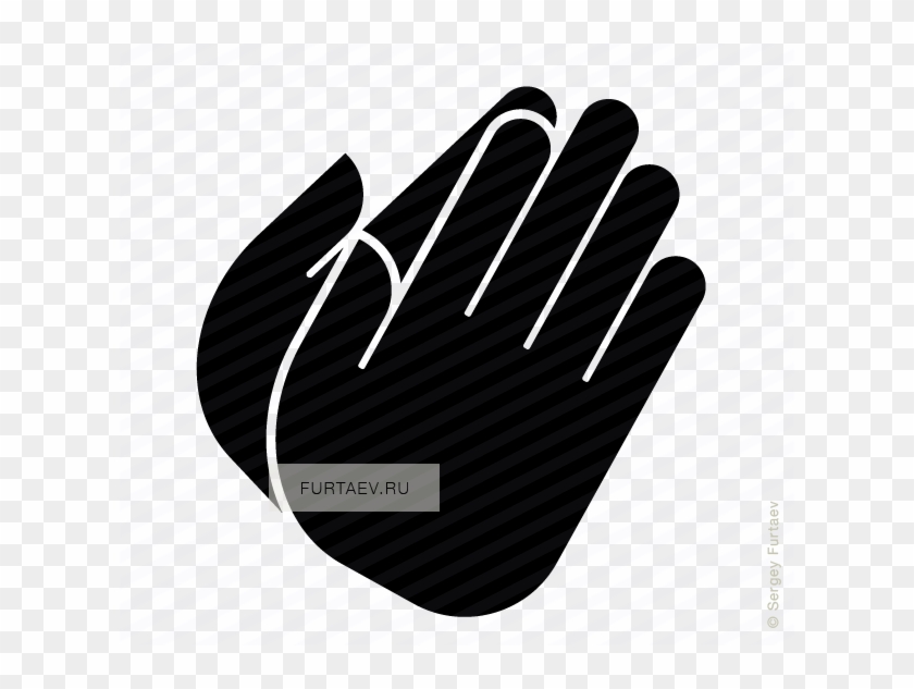 Praying Hands Icon Of - Emblem Clipart #1013716