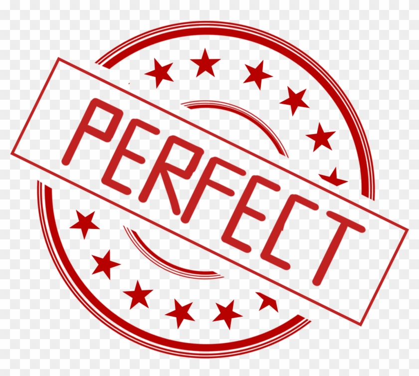 Perfect English Red Stamp Png And Psd - Calligraphy Clipart #1013838