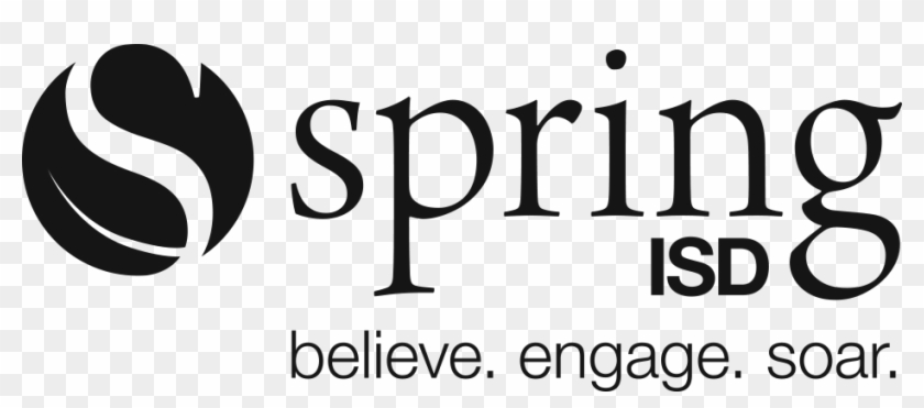 Spring Isd Logo With Tagline - Human Action Clipart