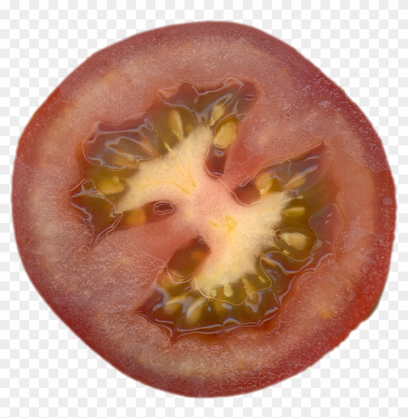 Qubodup Tomato Tomate - Jitomate Cortado A La Mitad Clipart #1013986