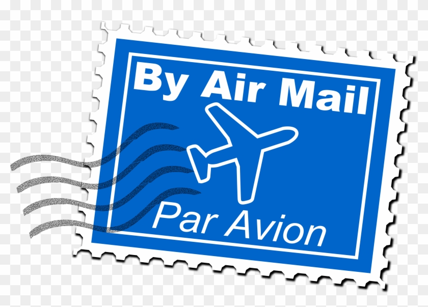 This Free Icons Png Design Of Air Mail Postage Stamp Clipart