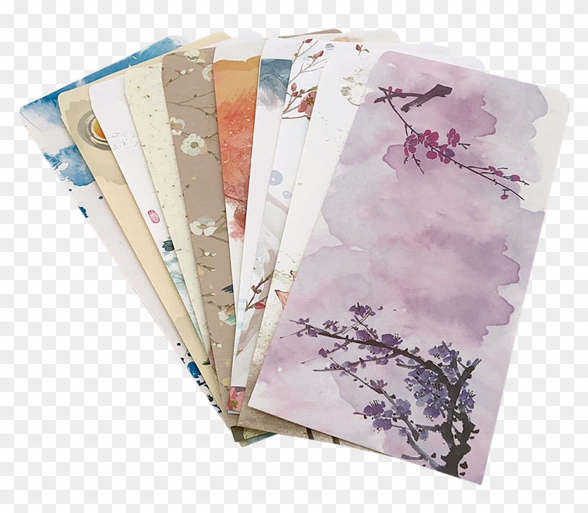 Chinese Style Envelope Imitation Retro Rhyme Ink Painting Clipart #1014603