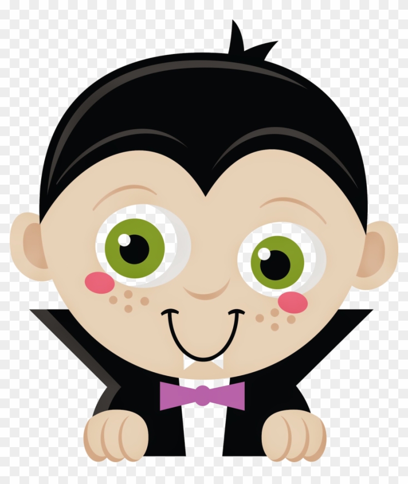 Cute Halloween Vector Free Png Image - Halloween Cute Vampire Clipart Transparent Png #1014763