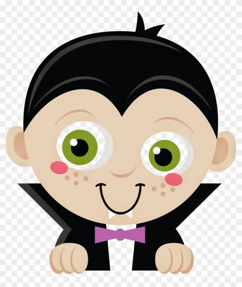 Cute Halloween Vector Free Png Image - Halloween Cute Vampire Clipart Transparent Png