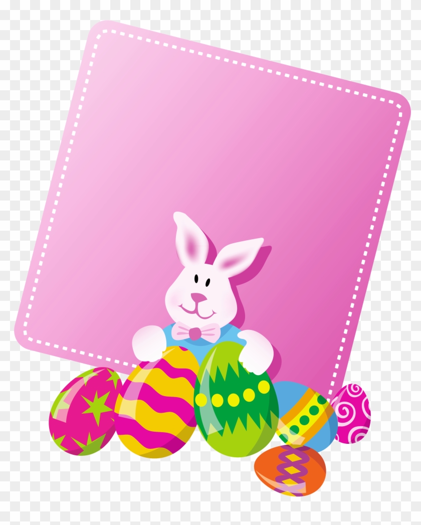 Pink Easter Blank Png Clipart Picture - Buona Pasqua Happy Easter Transparent Png