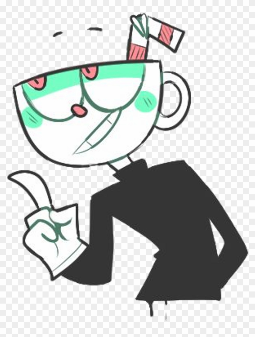 Cuphead Sticker - Cartoon Clipart