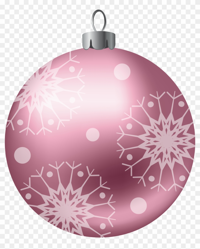 Pink Christmas Ornaments, Christmas Clipart, Christmas - Alhambra - Png Download