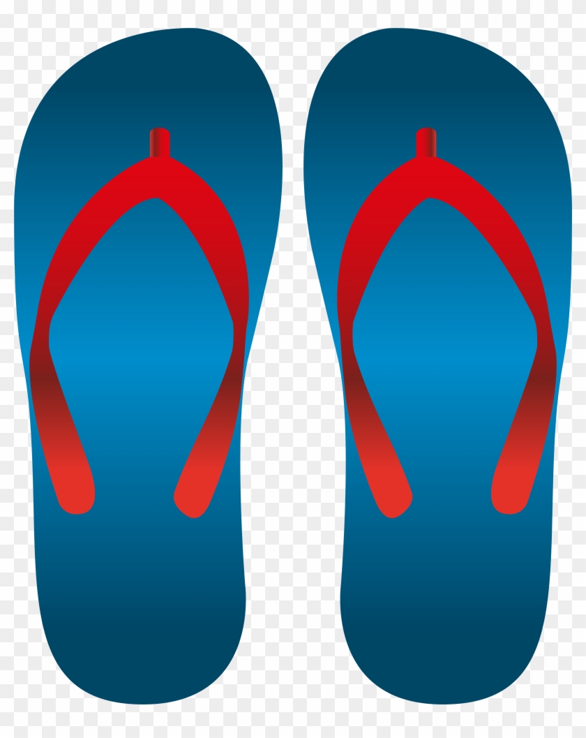 Blue Flip Flops Png Clip Art Transparent Png #1016006