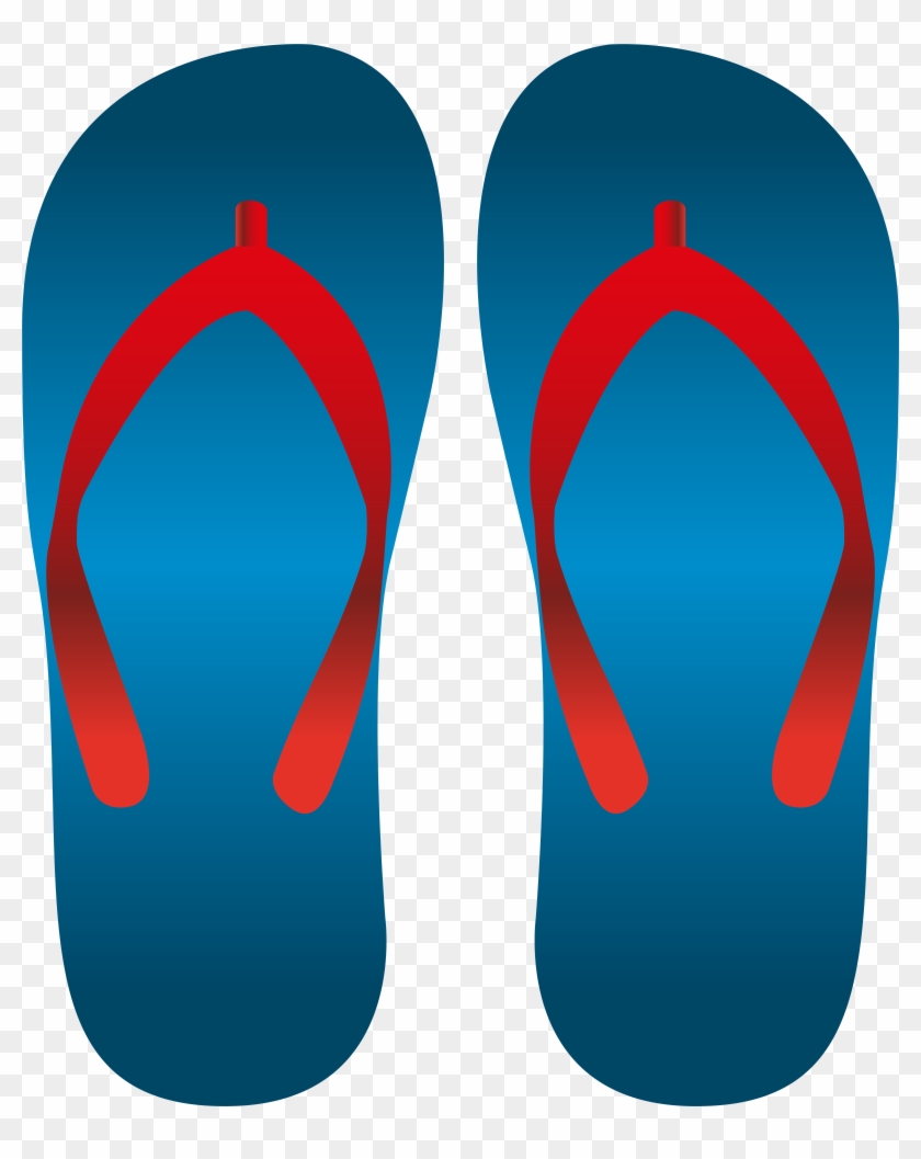 Blue Flip Flops Png Clip Art Transparent Png #1016006