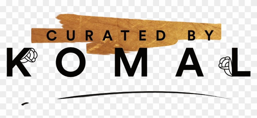 Curated By Komal Logo - Calligraphy Clipart