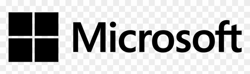 Mslogo - Microsoft Logo Black Png Clipart