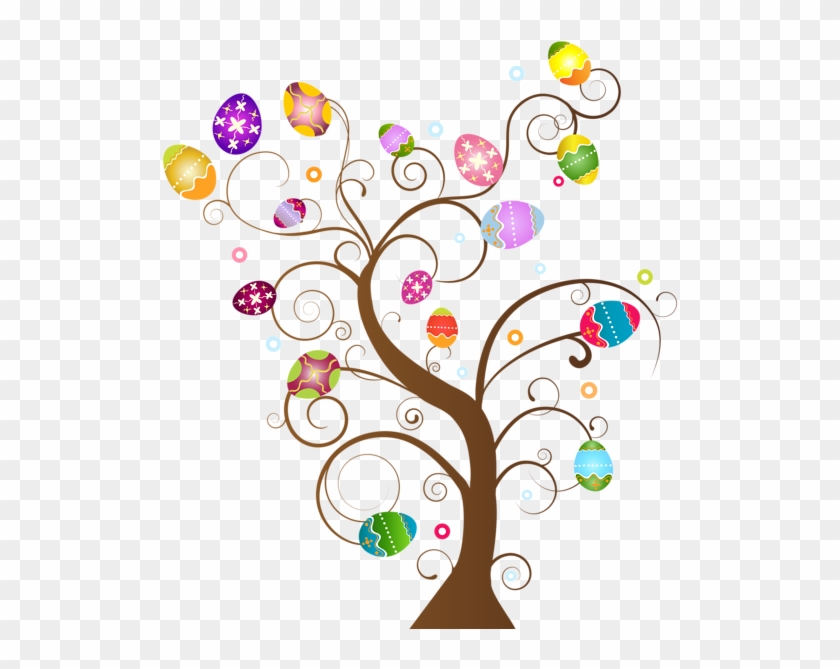 Easter Tree Png Transparent Image - Easter Egg Tree Clipart #1016370