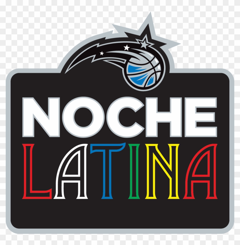 Orlando Magic Clipart Png - Noche Latina Nba 2018 Transparent Png