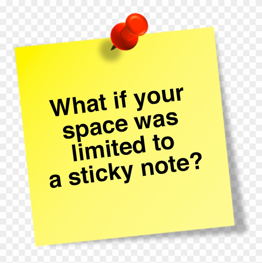 Sticky Note Space Creativity - Advertising Clipart #1016887
