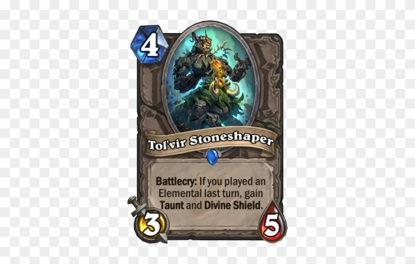 The Obvious Comparisons For This Card Are Sen'jin Shieldmasta - Hearthstone New Cards Witchwood Clipart #1017041