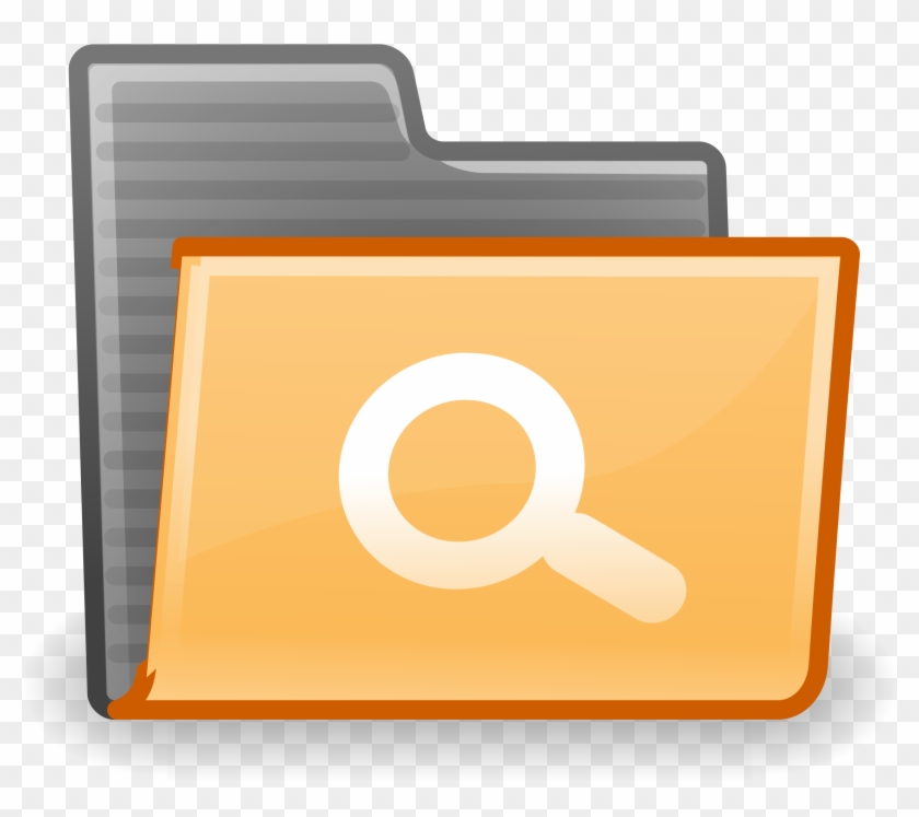 This Free Icons Png Design Of Tango Folder Saved Search Clipart #1017066