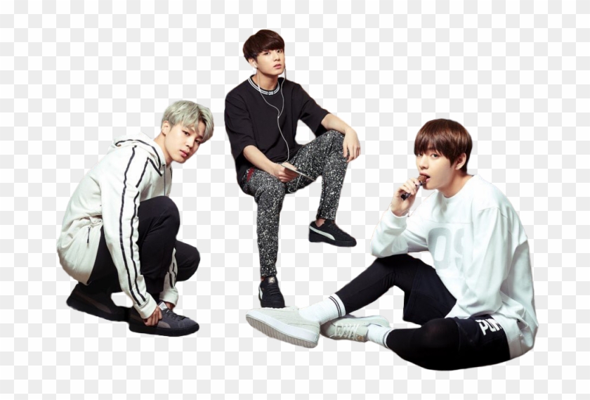 #bts Png #bts #bts Puma #bangtan Boys #bangtan #bangtan - V Jimin Jungkook Png Clipart #1017484