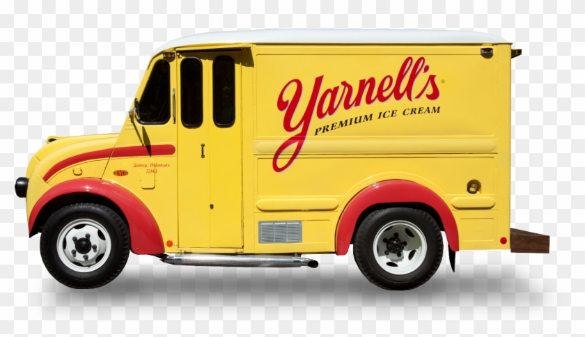 Vintage Ice Cream Truck Png Clipart - Yarnell's Transparent Png #1017597