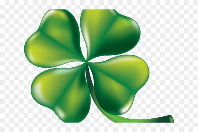 Shamrock Clipart Christmas - 4 Leaf Clover Png Transparent Png
