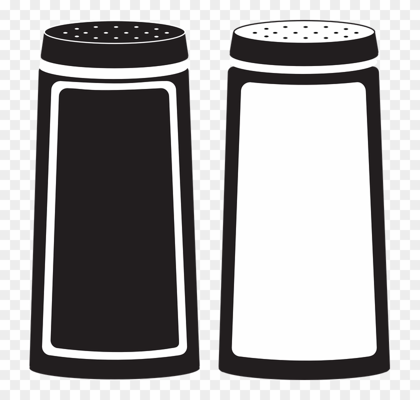 Salt Clip Art - Salt And Pepper Shaker Clipart Free - Png Download #1018088