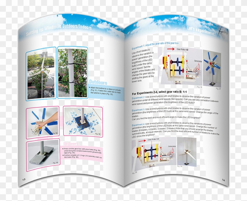Wind Power - Brochure Clipart