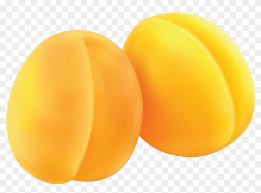 Apricots Png - Yellow Peach Png Clipart #1018321