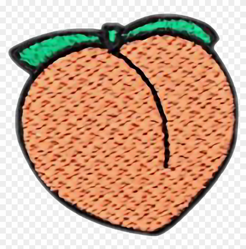 Peach Sticker - Patches Tumblr Peach Clipart