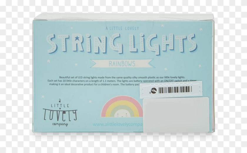 Rainbow String Lights - Multimedia Software Clipart