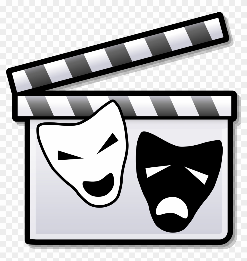 New Svg Image - Drama Film Icon Clipart #1018503