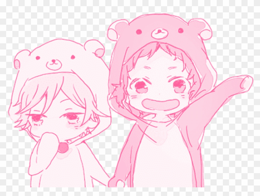 Free Png Download Anime Couple Holding Hands Gif Png - Cute Chibi Couple Black And White Clipart